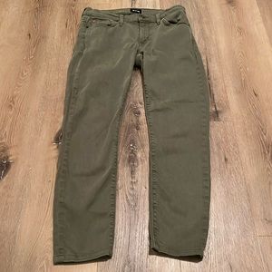 Hudson army green‎ jeans super skinny 27